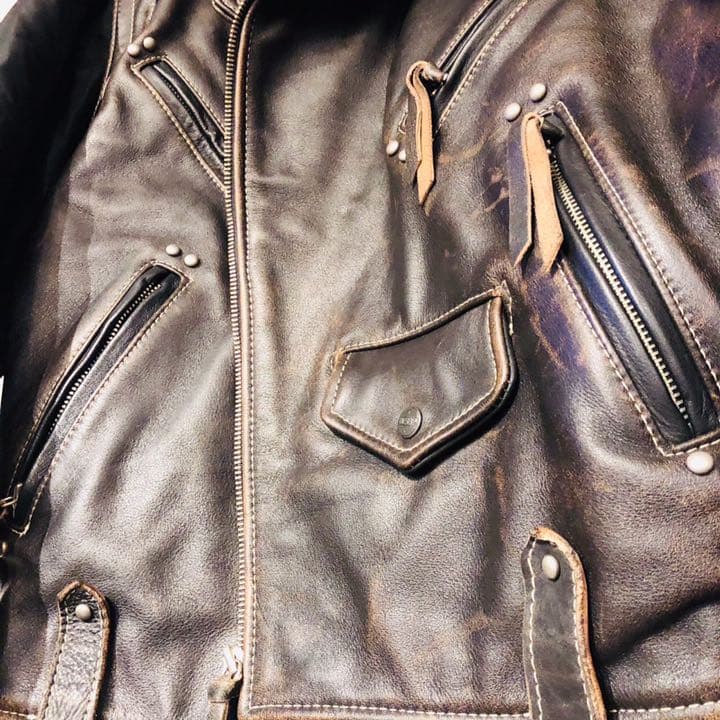 DIESEL ディーゼル 革ジャン onefortheroad ジャケット