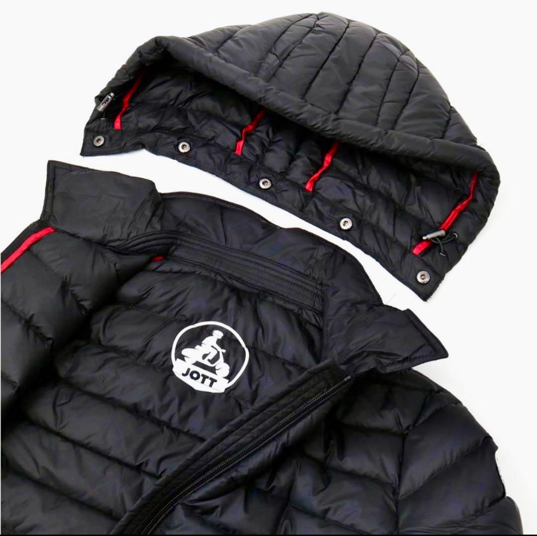 JOTT ダウンコートVero WDOW14ライトダウン フード付き セミロング