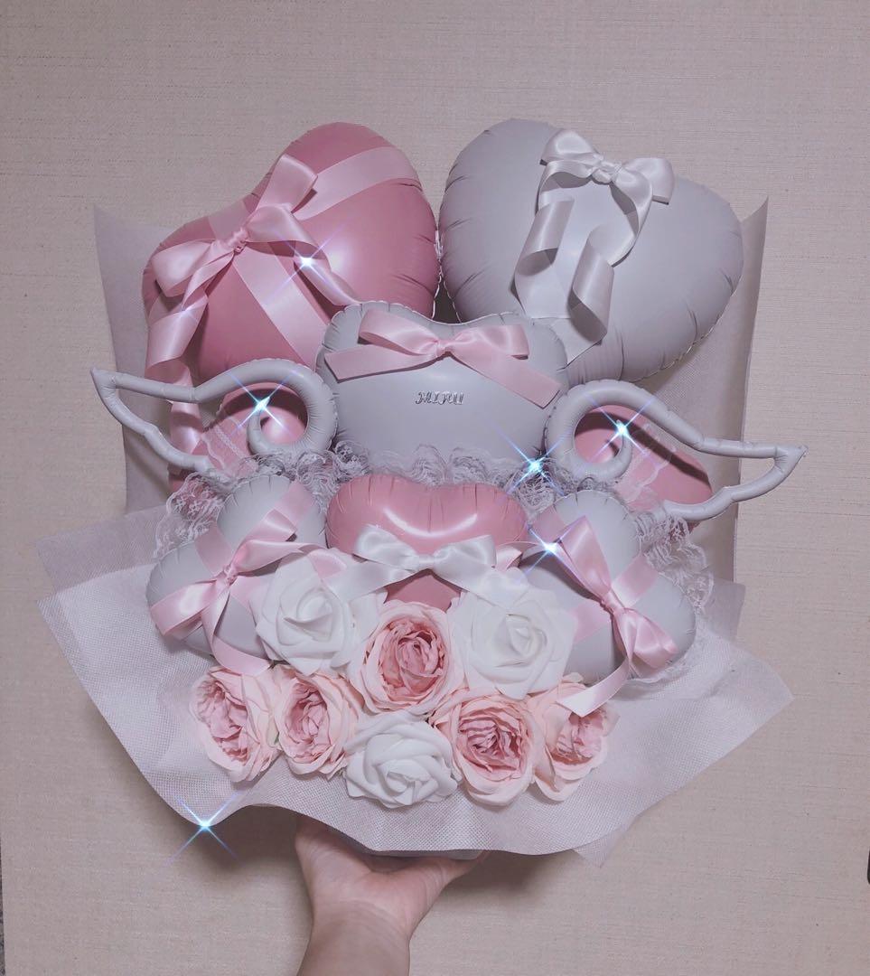 maru　バルーンアレンジ バルーンブーケ　フラスタ　卓フラ　推し