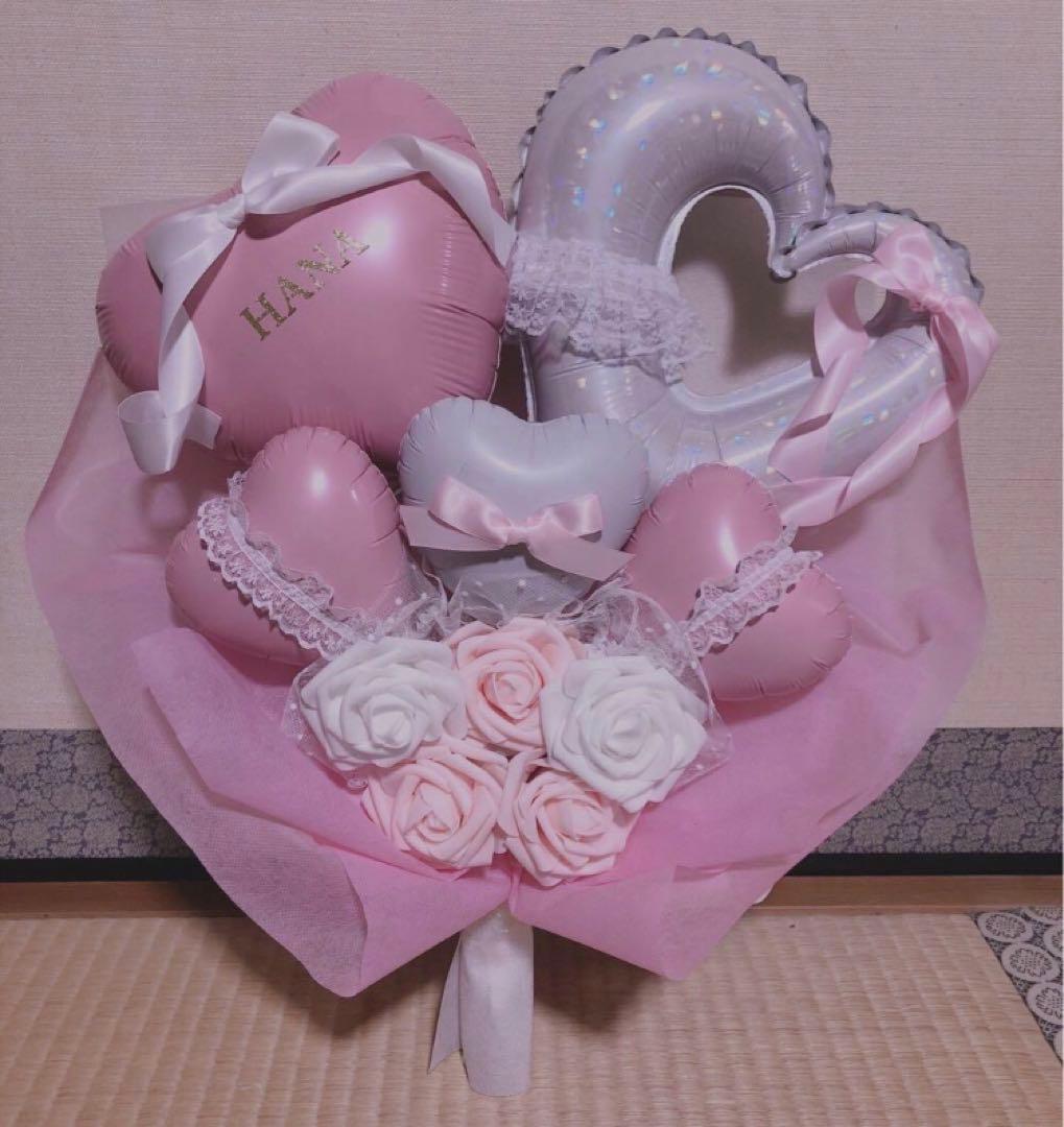 maru　バルーンアレンジ バルーンブーケ　フラスタ　卓フラ　推し