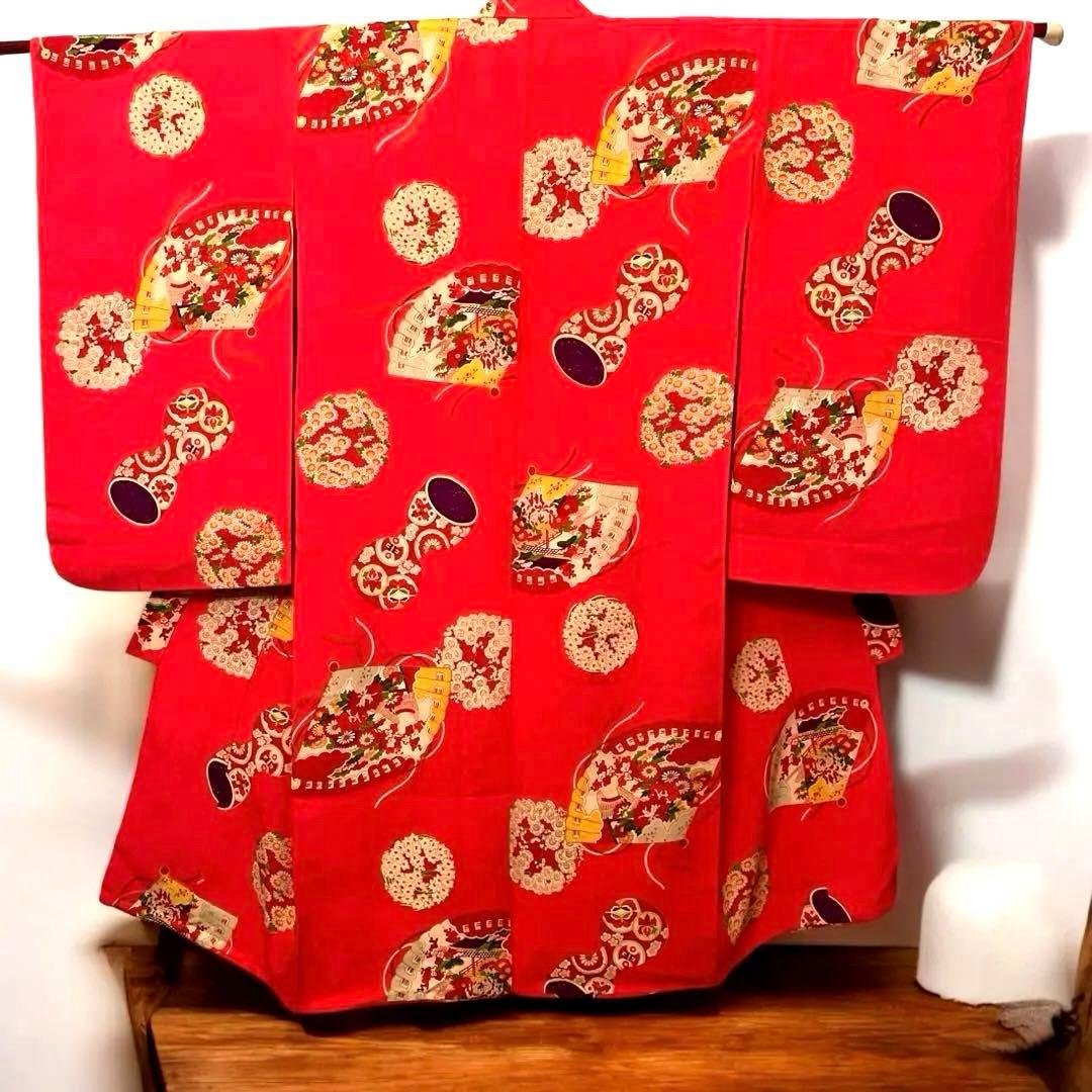 大正ロマン　アンティーク着物　昭和レトロ着物　着物