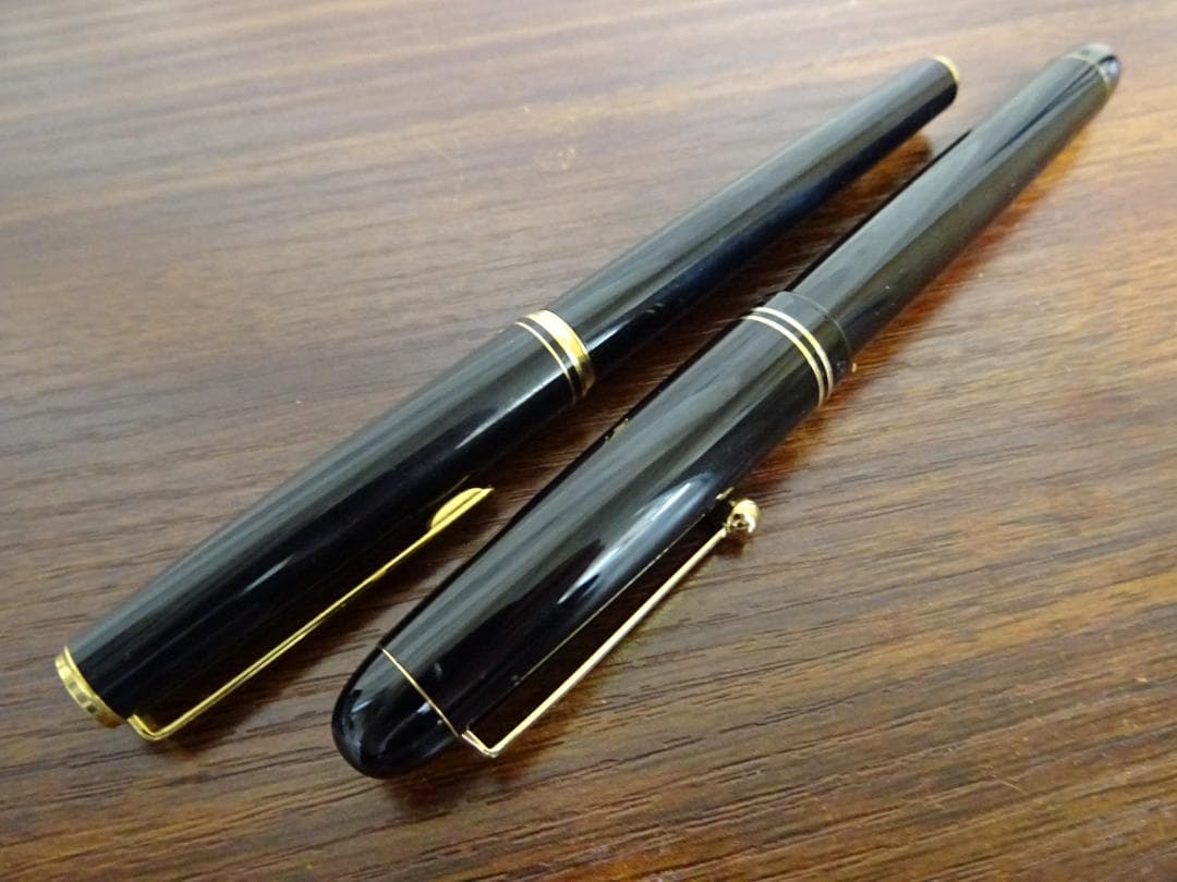 し*ん様 東004 PILOT 万年筆 2本 セット ペン先 14K-585