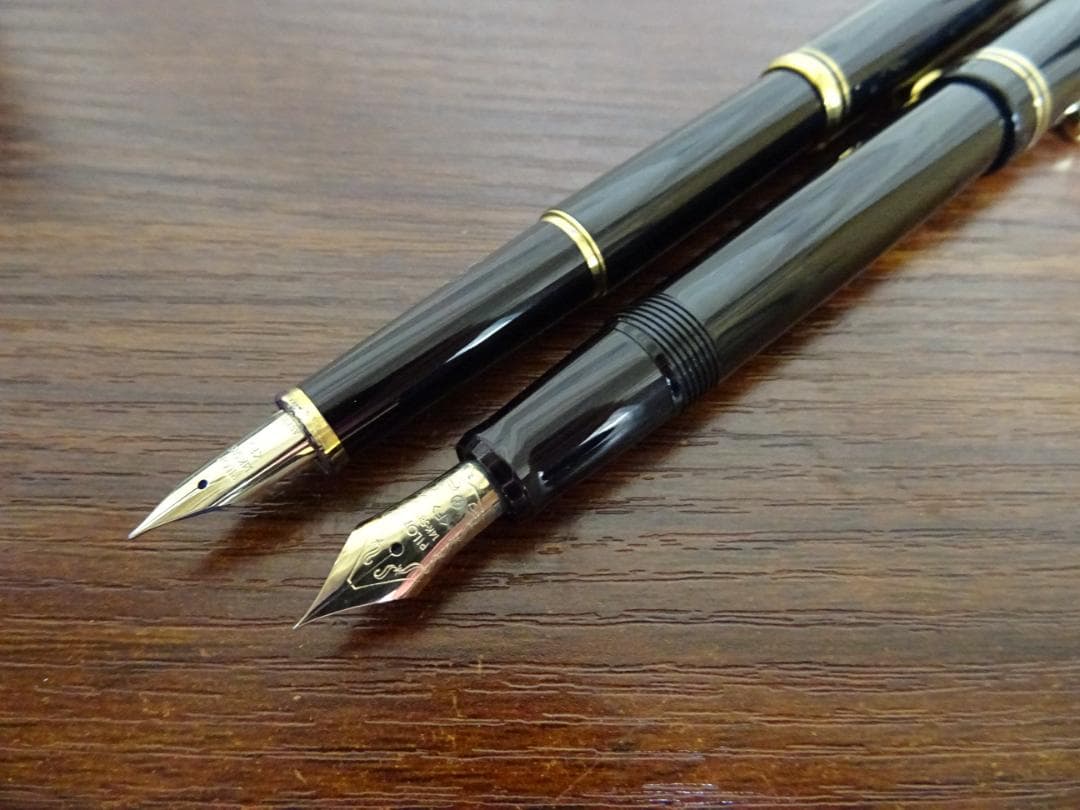 し*ん様 東004 PILOT 万年筆 2本 セット ペン先 14K-585