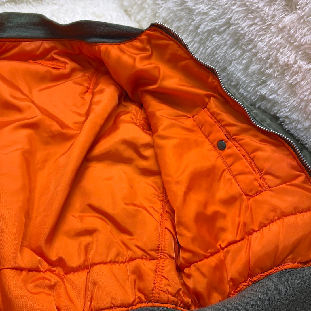 80s 希少 ALPHA アルファ MA-1 フライトジャケット USA製