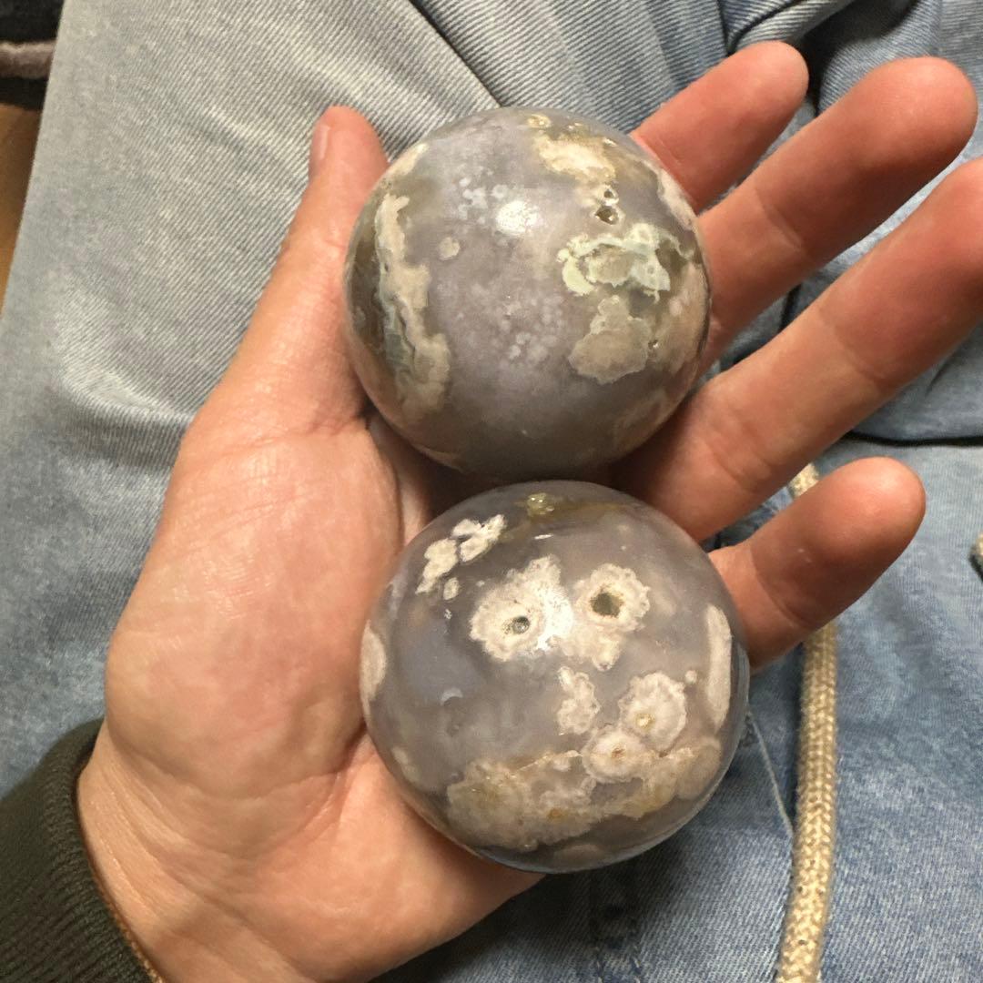 桜瑪瑙 グリーン瑪瑙共生スフィア ヒマラヤ水晶　スフィア　クォーツインクォーツ！