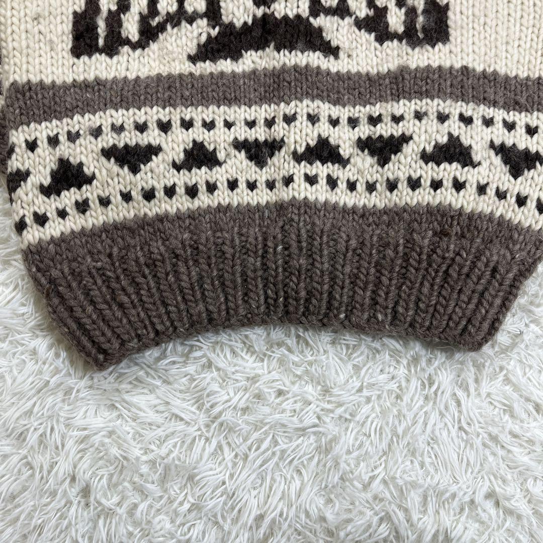 【美品】KANATA カウチン　サンダーバード M ハンドメイド　カナダ製