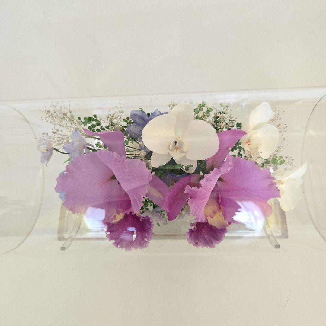 レンデフロール Reine de fleur アレンジフラワー　カトレア・胡蝶蘭