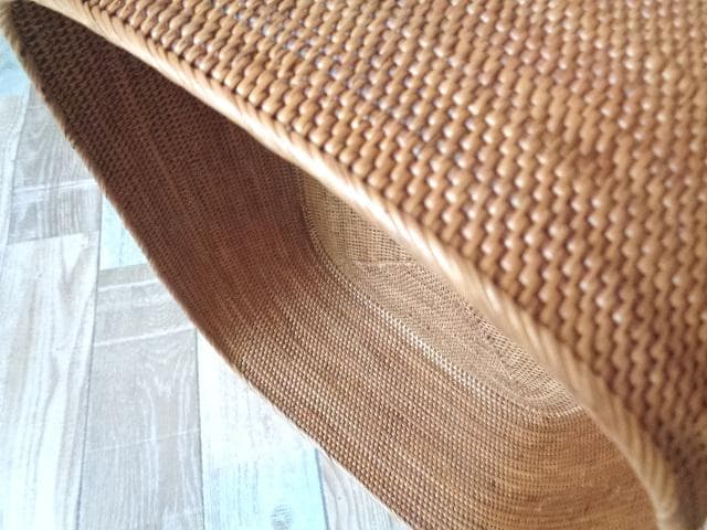 2種類セット●B5＆A4丸み有長方形ケース●無地●アタ●バリ島●1024.4