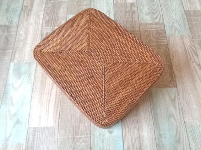 2種類セット●B5＆A4丸み有長方形ケース●無地●アタ●バリ島●1024.4