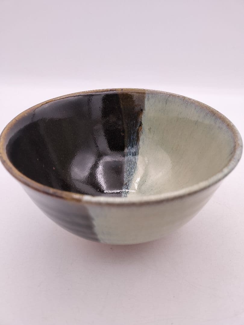 c596 数茶碗 朝鮮唐津 片身変り 10客 武村利左衛門 木箱 茶道具 古物