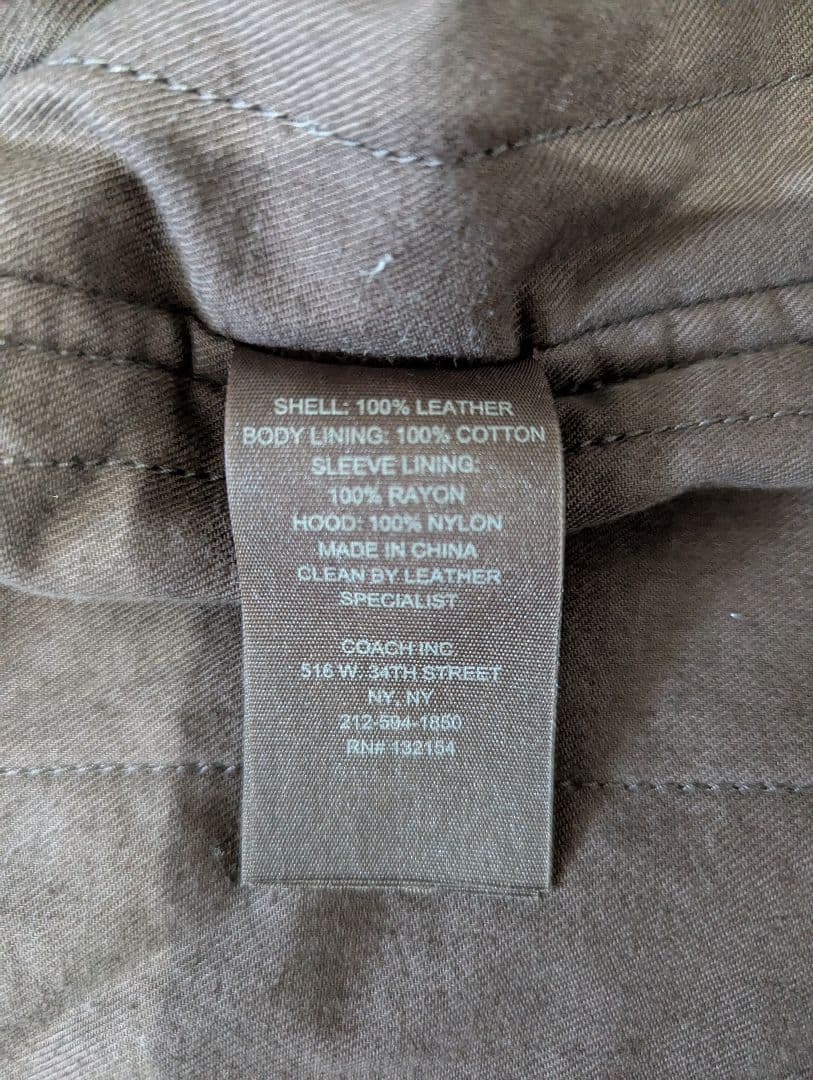 【junjun】[COACH] 黒ライダース レザージャケット Mサイズ