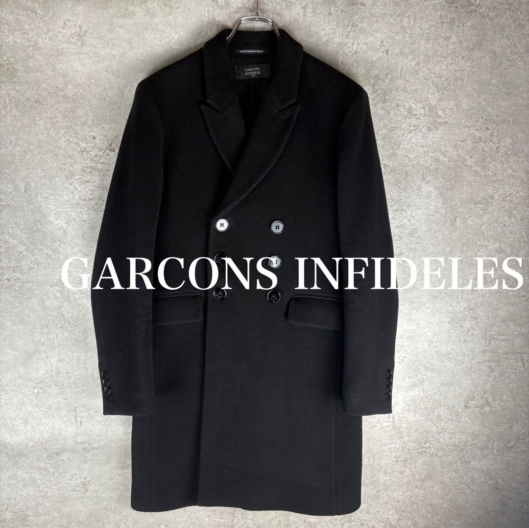 GARCONS INFIDELES ギャルソン　カシミヤ混　チェスター　コート