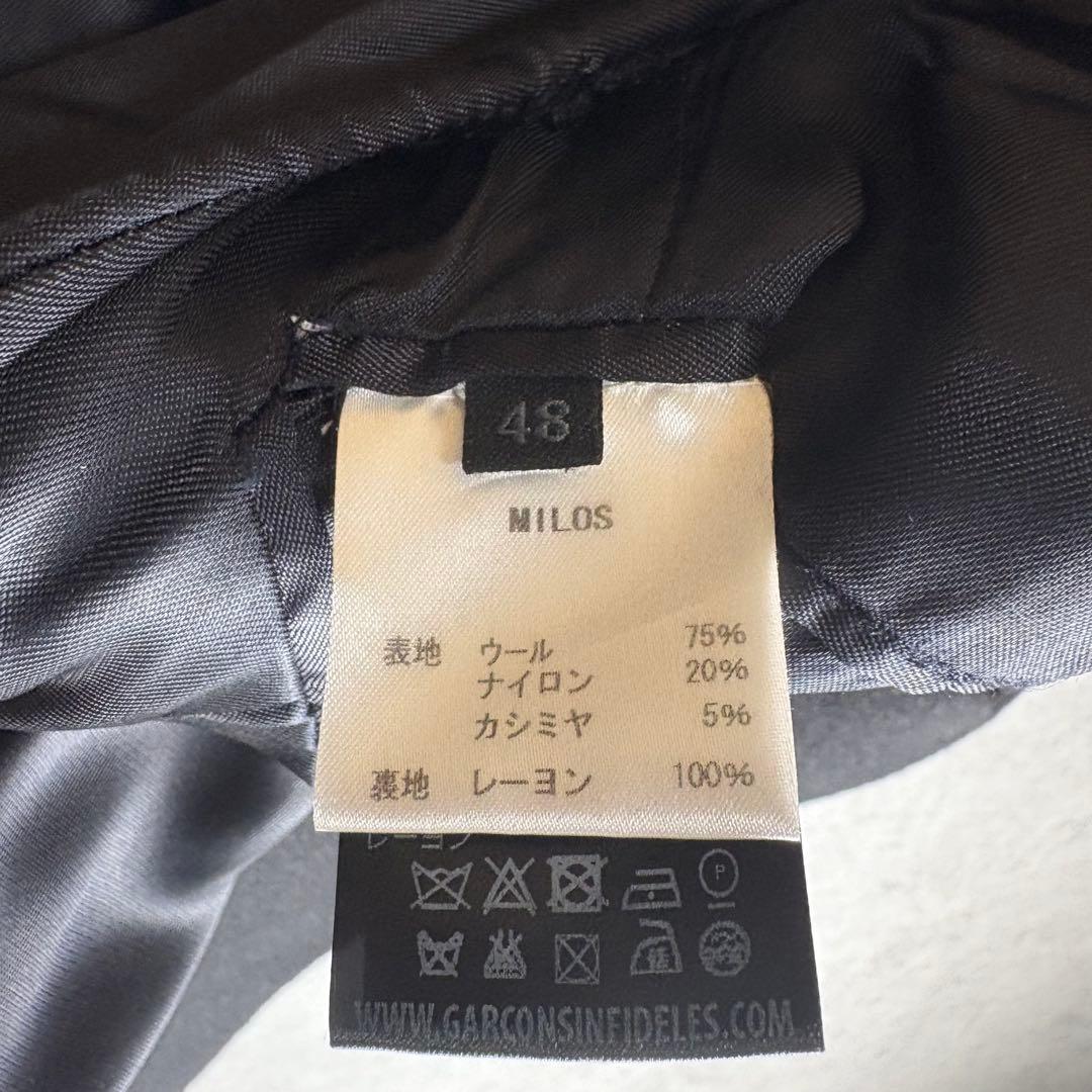 GARCONS INFIDELES ギャルソン　カシミヤ混　チェスター　コート