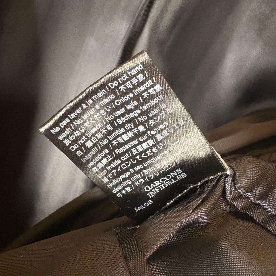 GARCONS INFIDELES ギャルソン　カシミヤ混　チェスター　コート