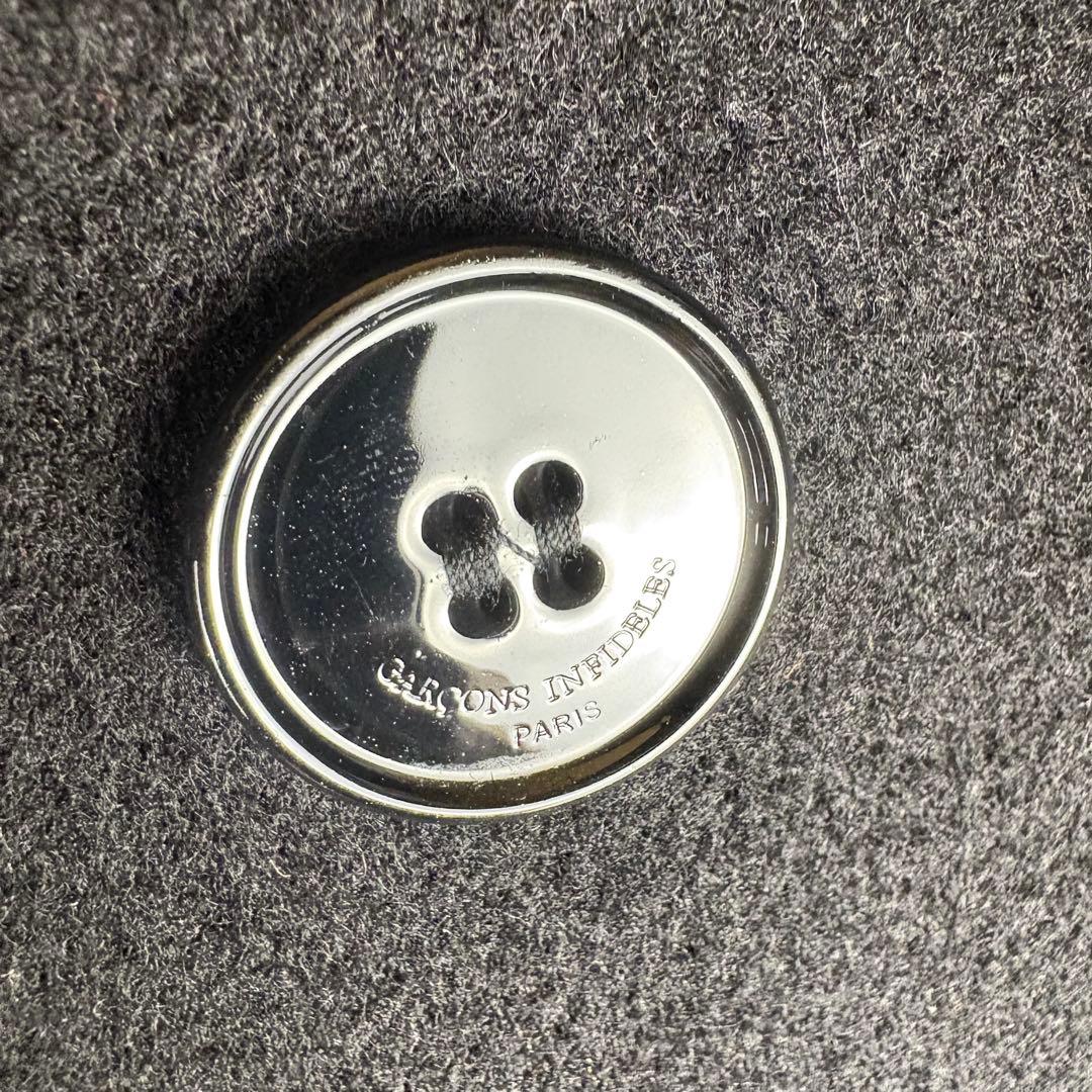 GARCONS INFIDELES ギャルソン　カシミヤ混　チェスター　コート