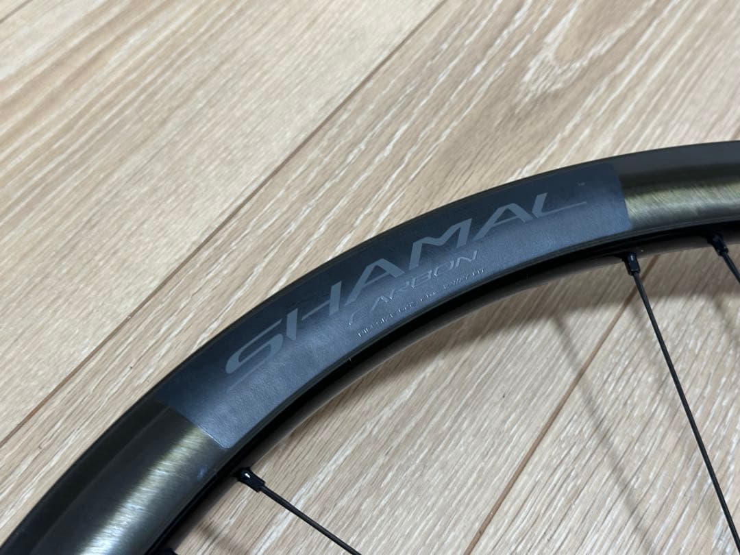 超美品カンパニョーロSHAMAL CARBON DB カーボンホイール前後セット