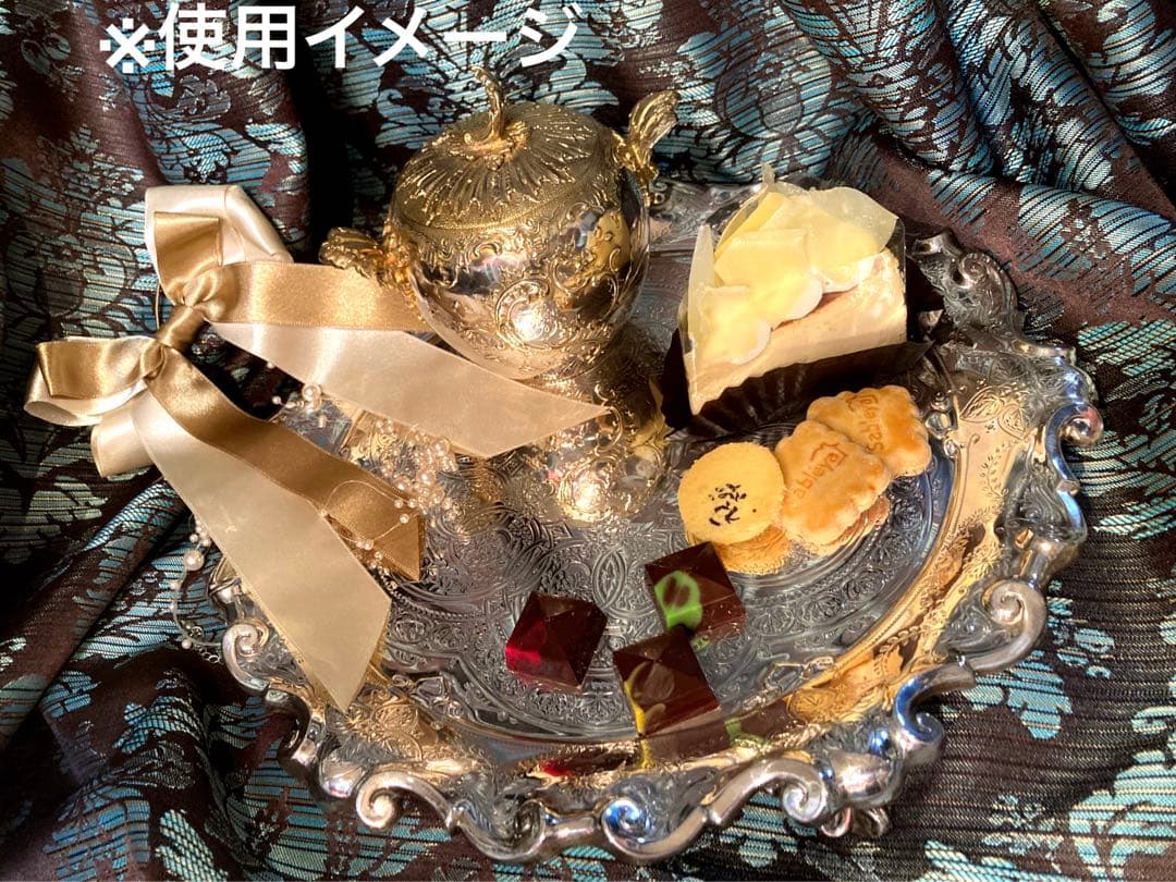 とさ1895年イギリスアンティーク　純銀　スターリングシルバーサルヴァ猫足