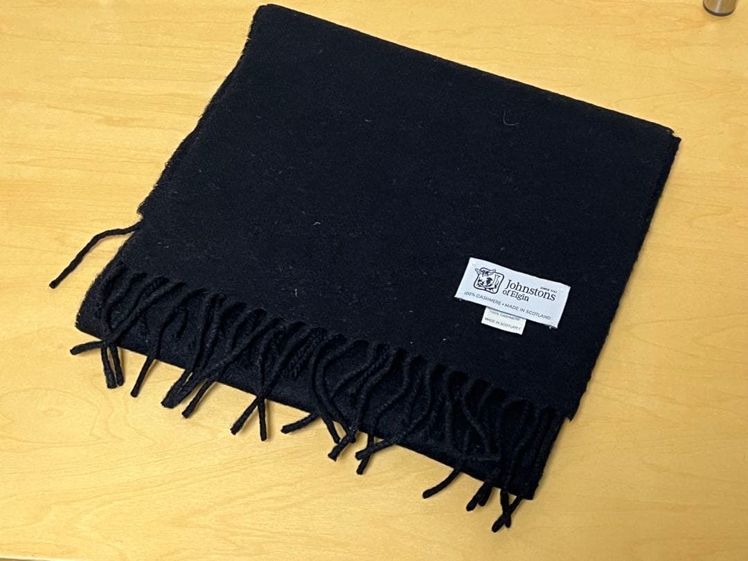美品 JOHNSTONS ジョンストンズ カシミア マフラー