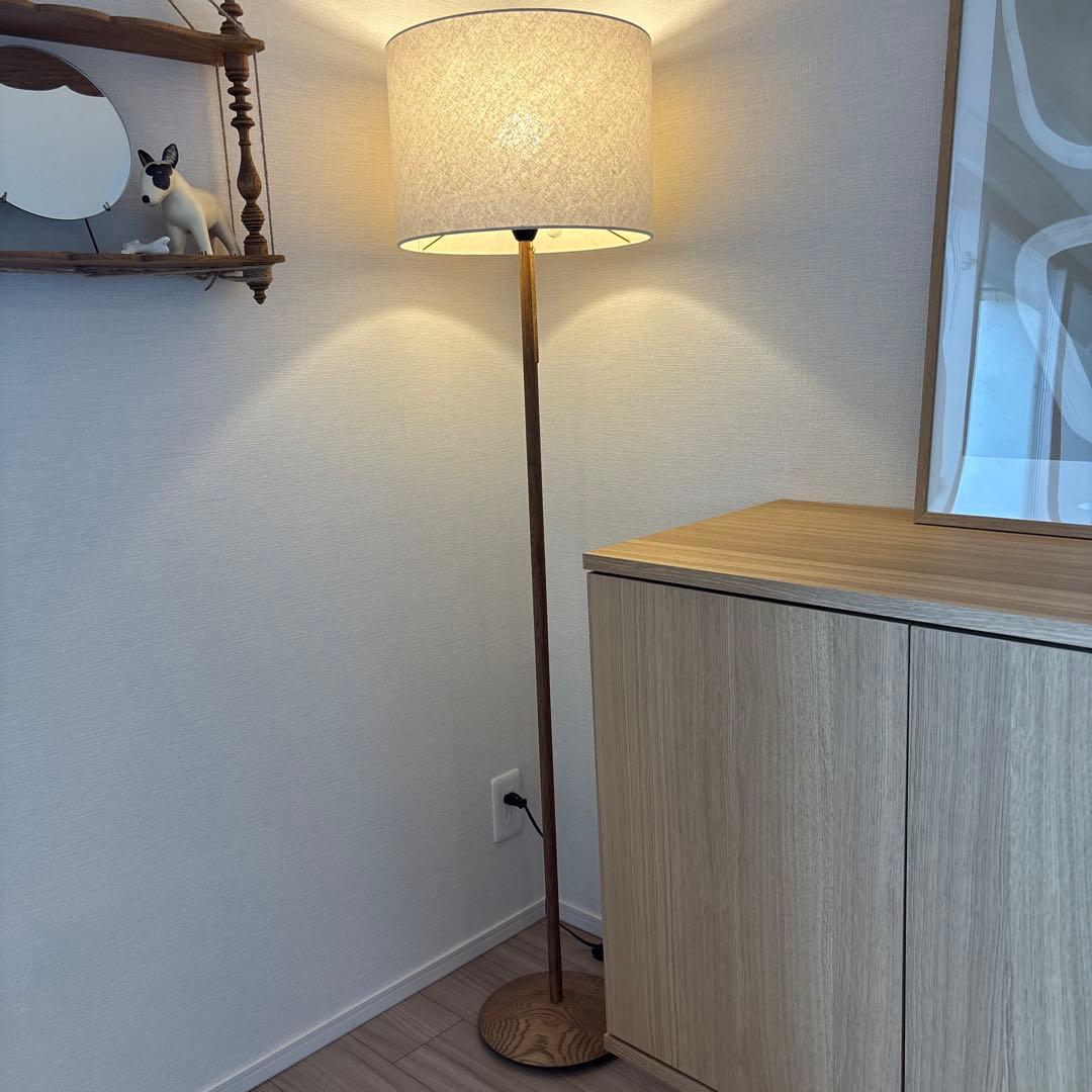 receno スタンドライト Oak＆LinenMix