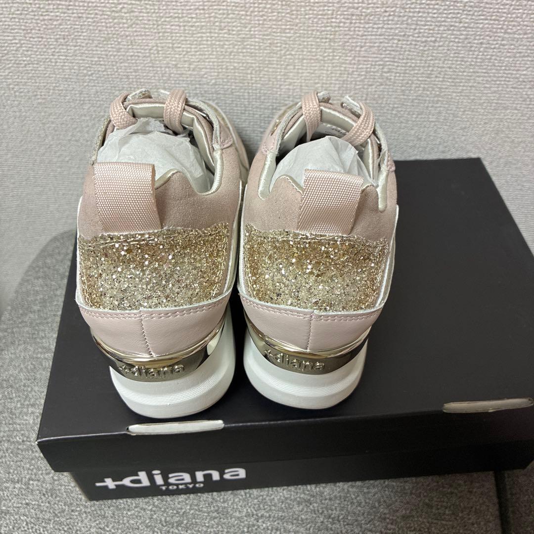 【〜2/8AM、新品】+diana IF 46545 PK3/PK1 スニーカー