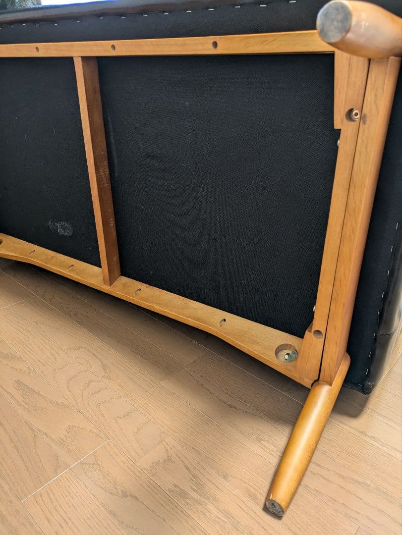 ウニコ　unico ワイス　黒ブラック　ベンチ