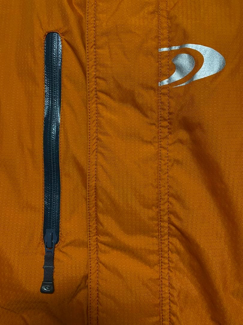 00s SALOMON　旧ロゴ　スキーウェア　セットアップ　M オレンジ　グレー