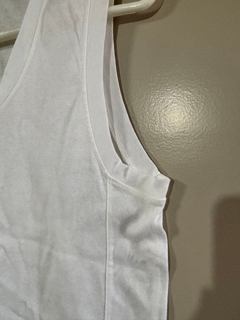 80年代 Issey Miyake Men ホワイト タンクトップ