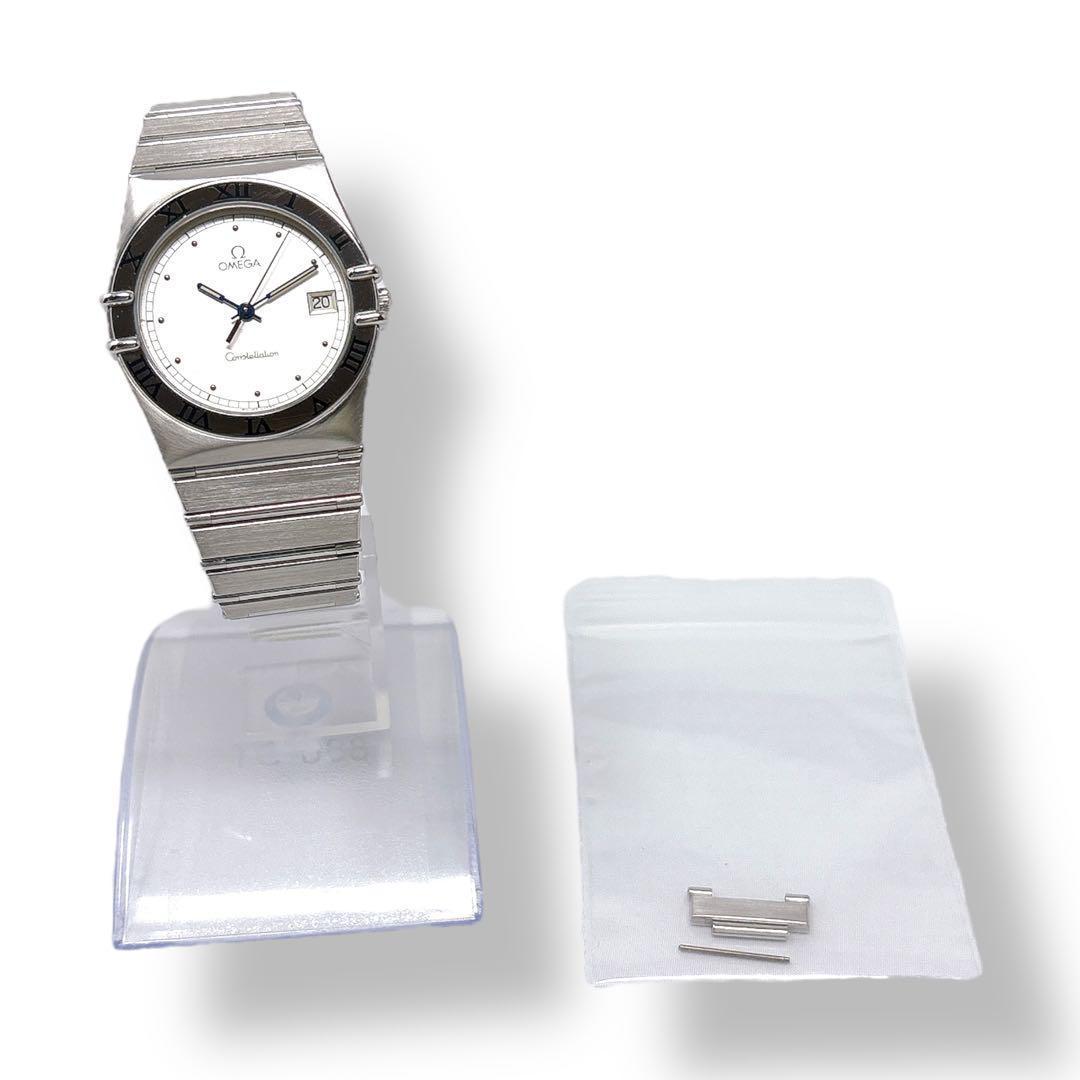 オメガ コンステレーション クォーツ QZ メンズ 腕時計 ブランド 稼働 美品