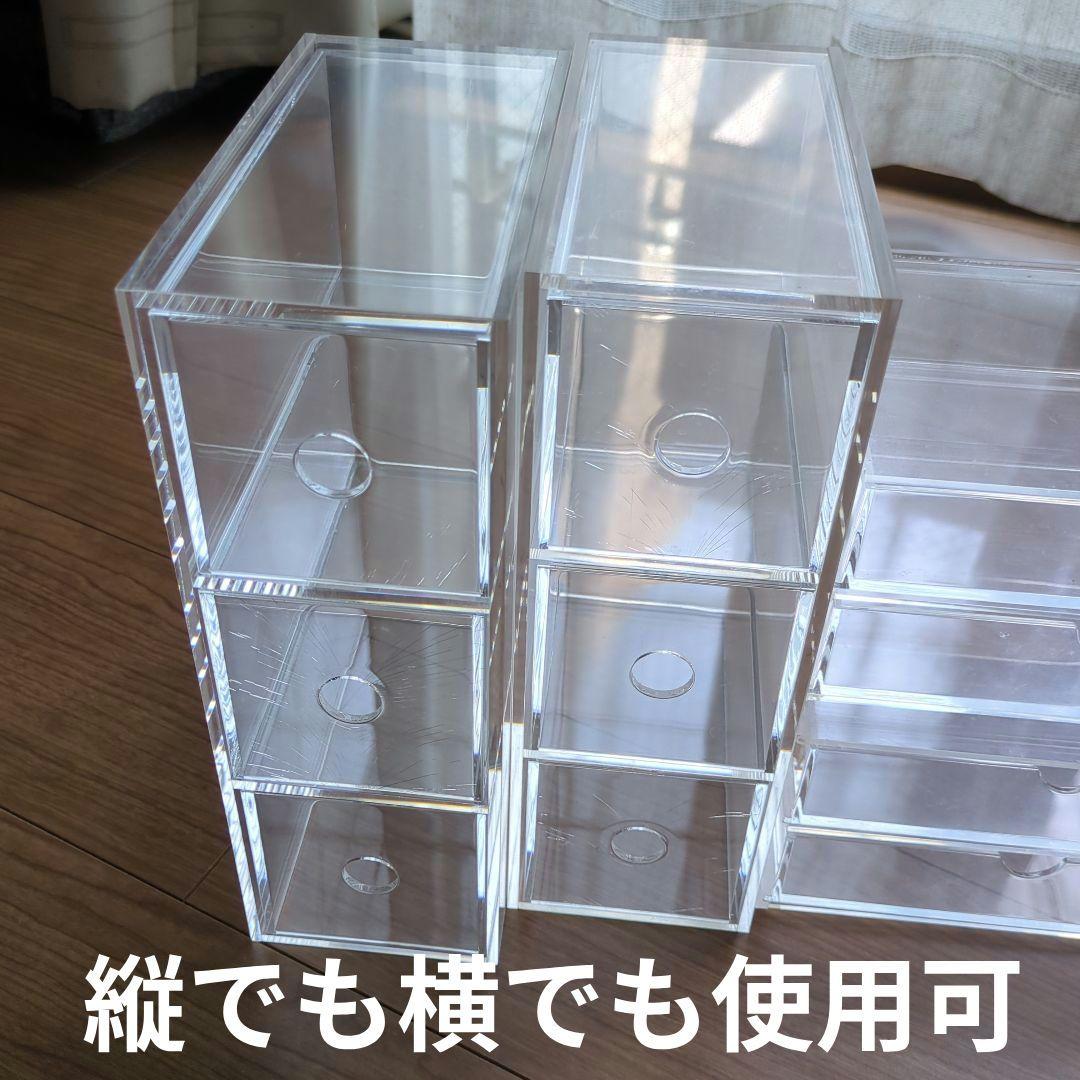 無印良品　アクリル　引き出し式小物収納　ペンスタンド　6個セット