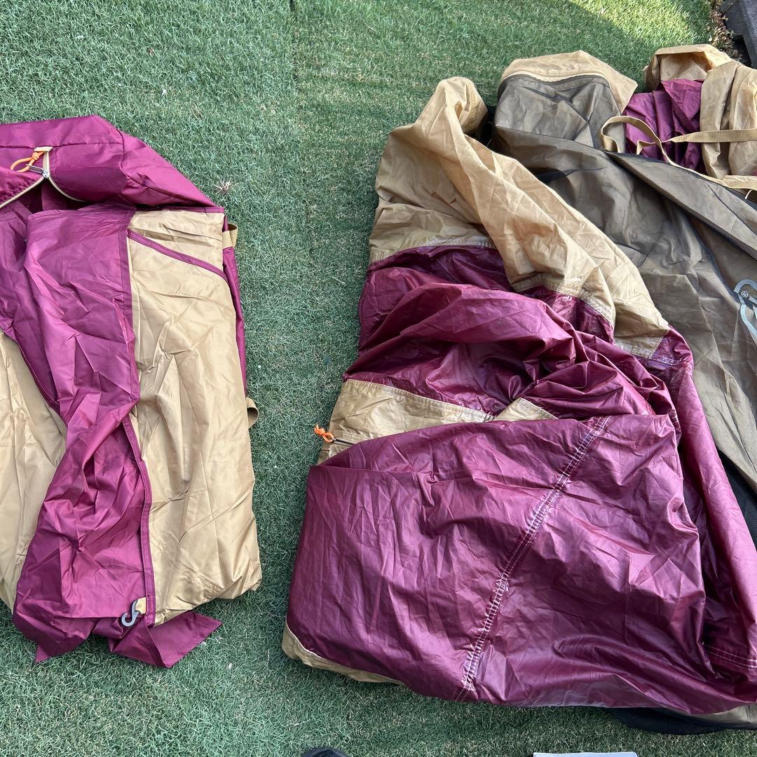 ドームスクリーンタープ/380 バーガンディ　付属品完備　コールマン