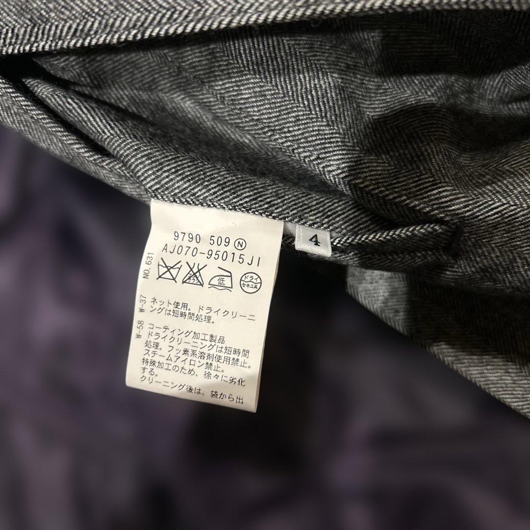 美品　タケオキクチ ライナー　ヘリンボーン トレンチコート 2way カシミヤ