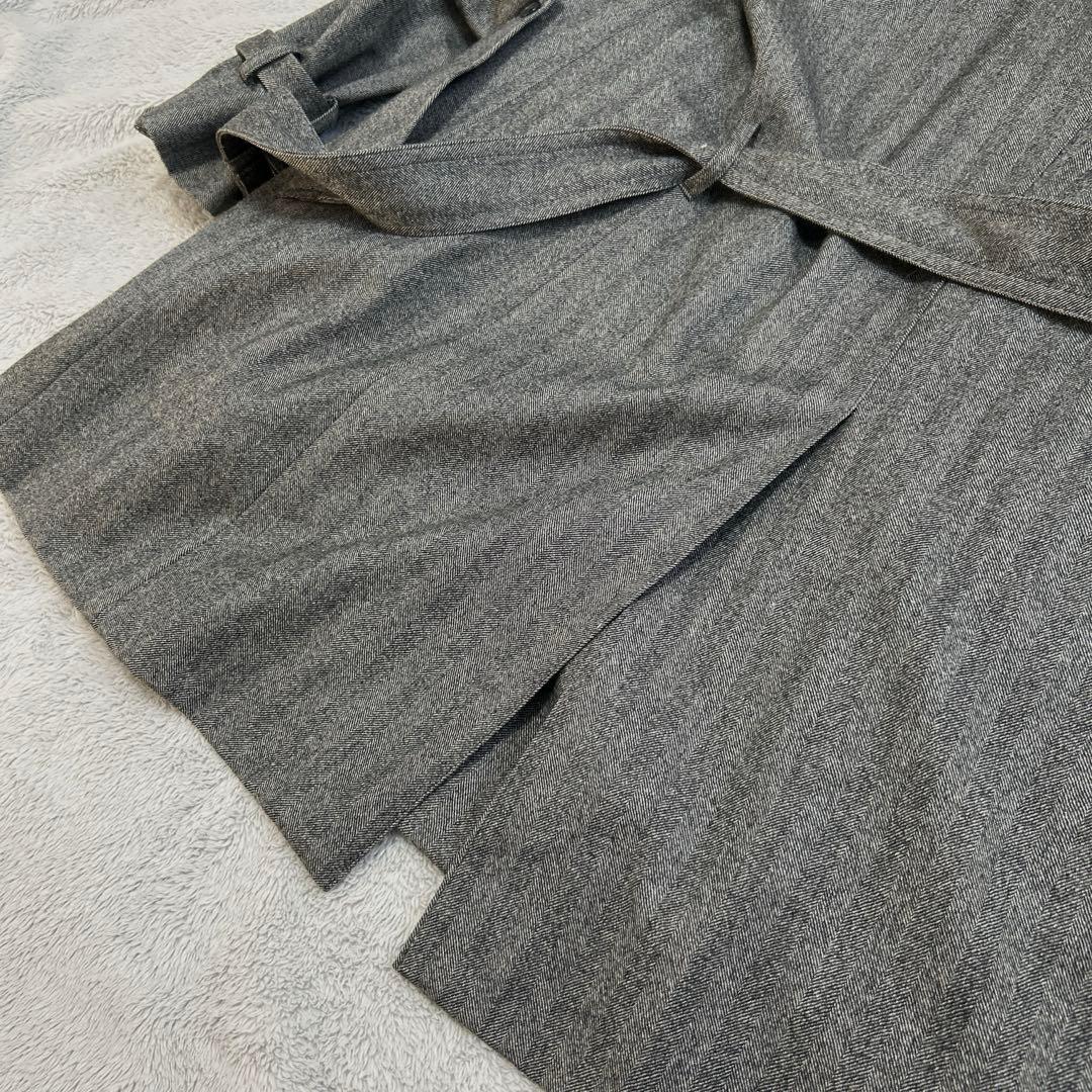 美品　タケオキクチ ライナー　ヘリンボーン トレンチコート 2way カシミヤ
