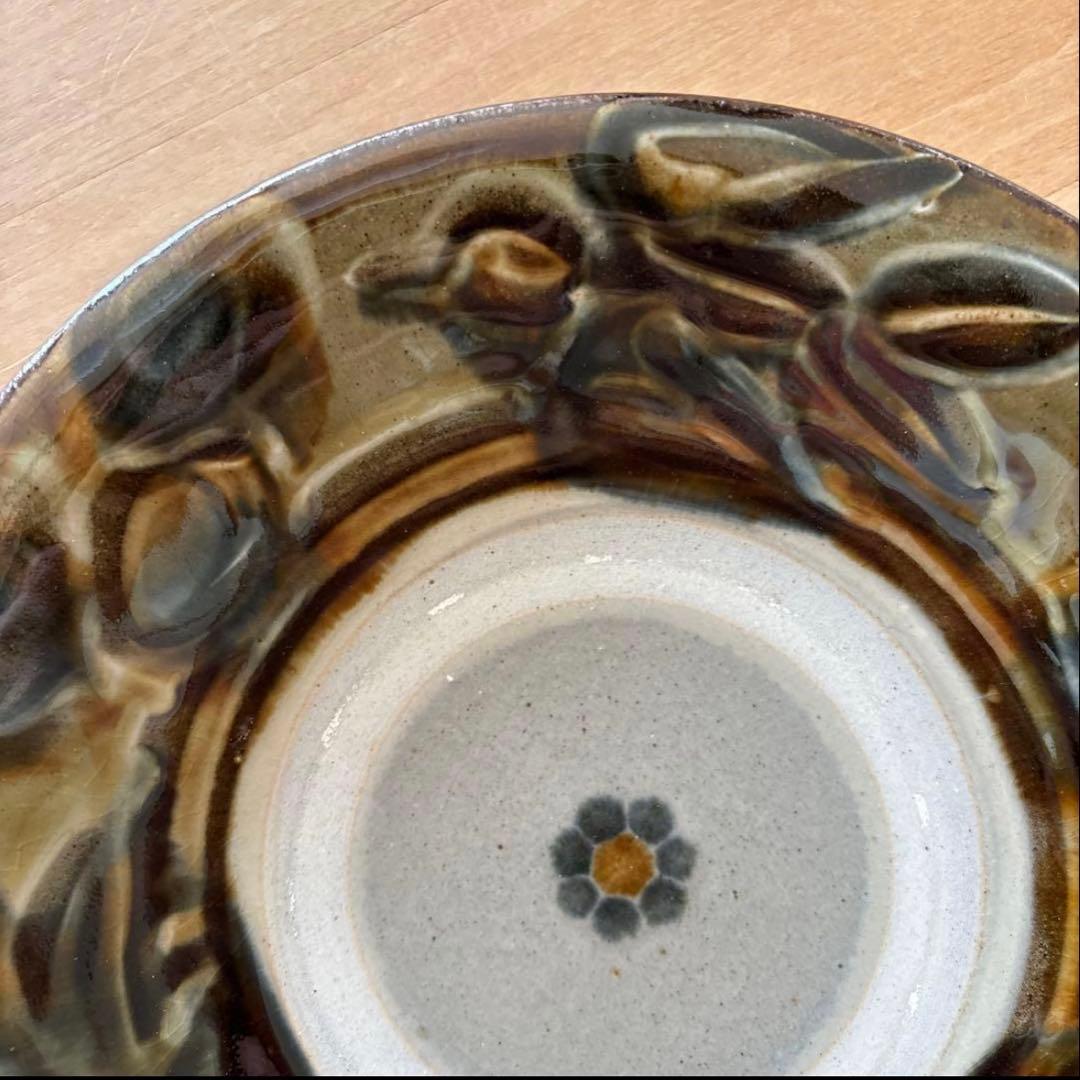 【新品未使用】やちむん　７寸皿　２枚