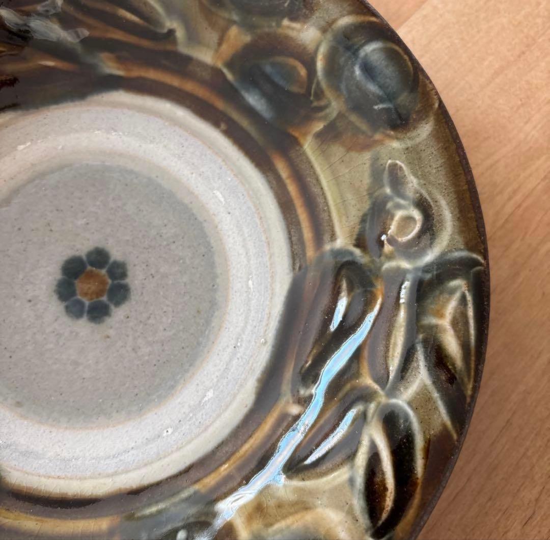 【新品未使用】やちむん　７寸皿　２枚