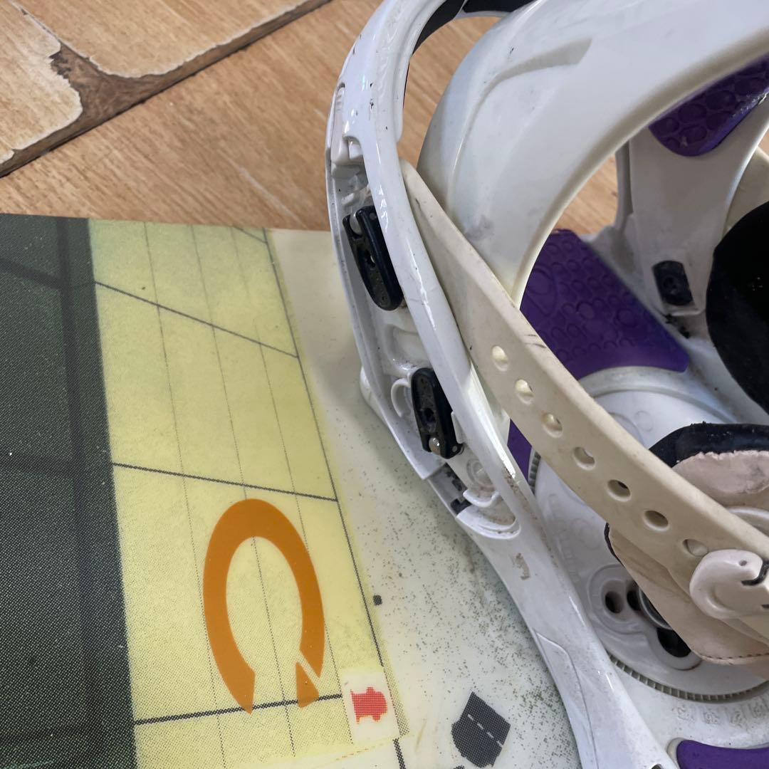 BURTON×FLUX　バートン　スノーボードセット　フラックスバインディング付