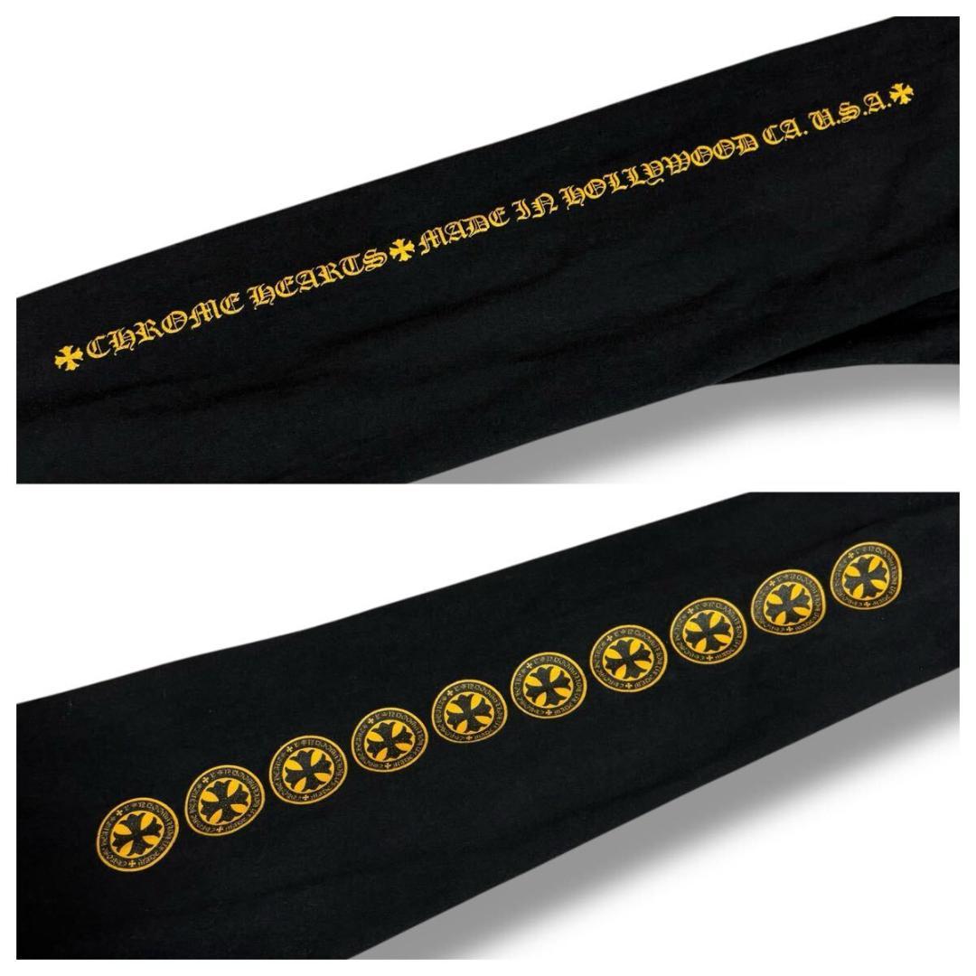 【希少品】クロムハーツ プラス サークルロゴ 長袖 Lサイズ アメリカ製