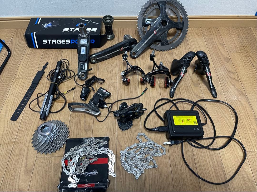 カンパニョーロ　スーパーレコードEPS 11s V3 パワーメーター付き