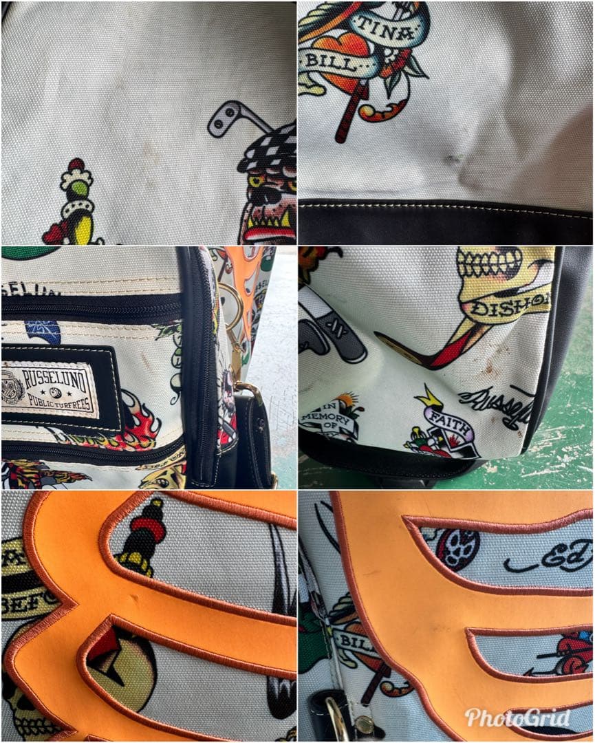 超希少モデル！ ラッセルノ ×エド・ハーディー コラボ キャディバッグ 美品