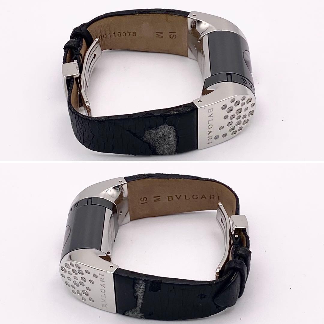 稼働✨ BVLGALI Ipno IP20S メレダイヤ ラインストーン 腕時計