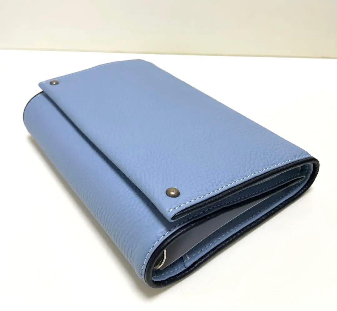 KNOX 包み込む　システム手帳　勿忘草wasurenagusa