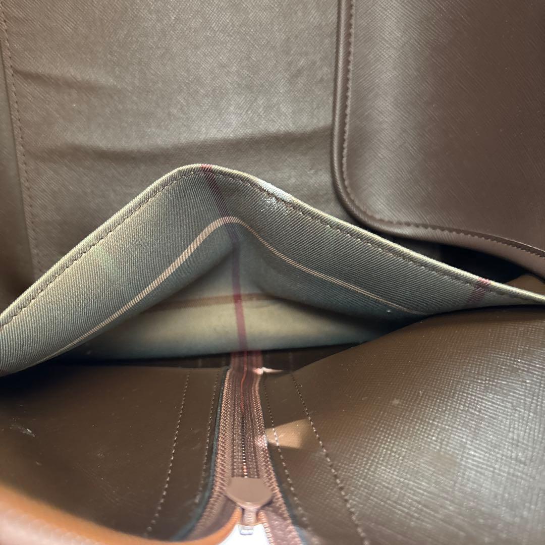 BURBERRY　バーバリー　ボストンバッグ　キャンバス×レザー　5032