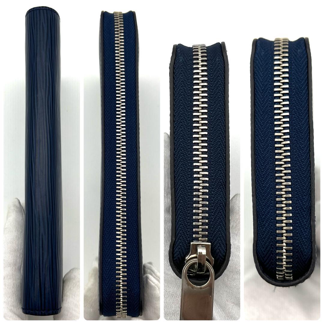 【最高級美品】ルイヴィトン エピ ジッピーウォレット アンディゴブルー C148