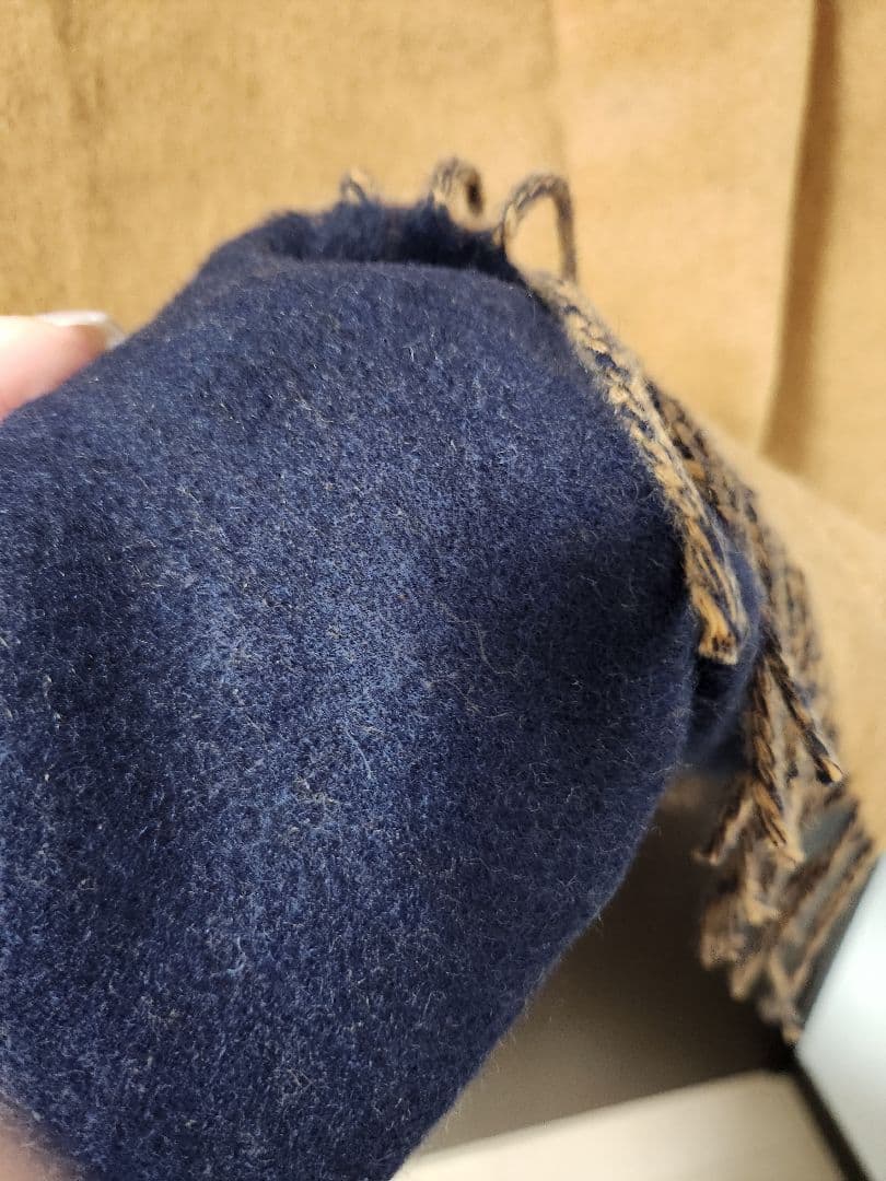 HERMES　カシミヤマフラー