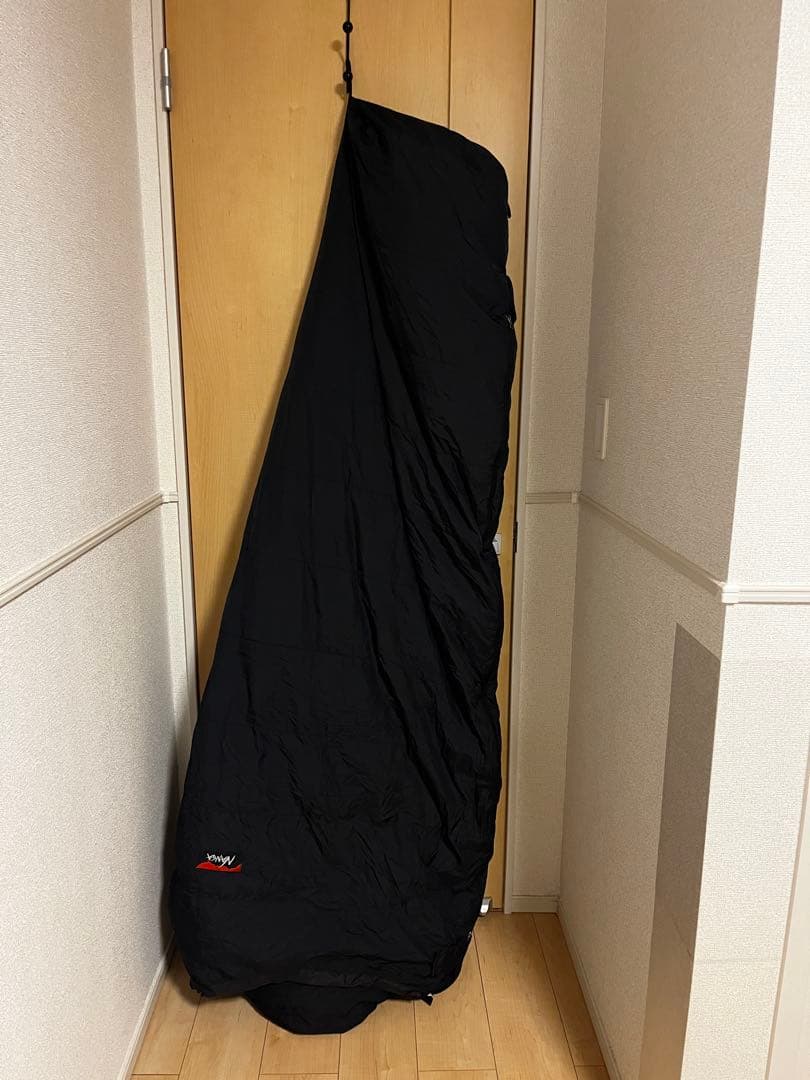 美品 NANGA オーロラ600DX レギュラー 山渓コラボ ブラック ナンガ