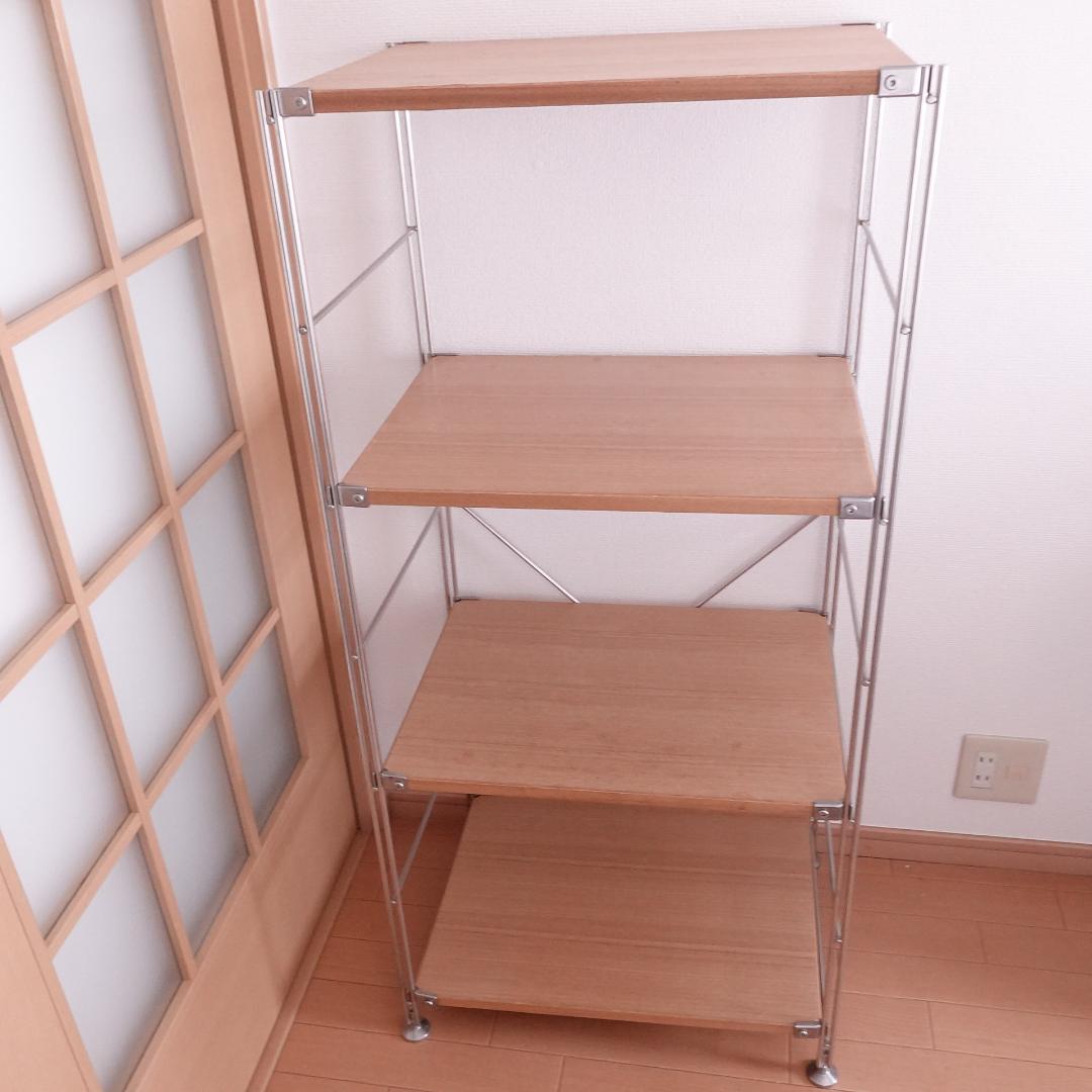 無印良品　ステンレスユニットシェルフ　セット　中