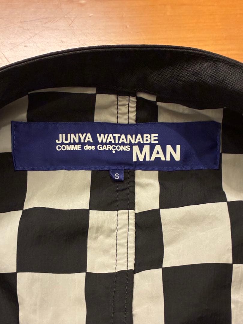 JUNYA WATANABE ジュンヤワタナベ ハの字ライダース　黒　S