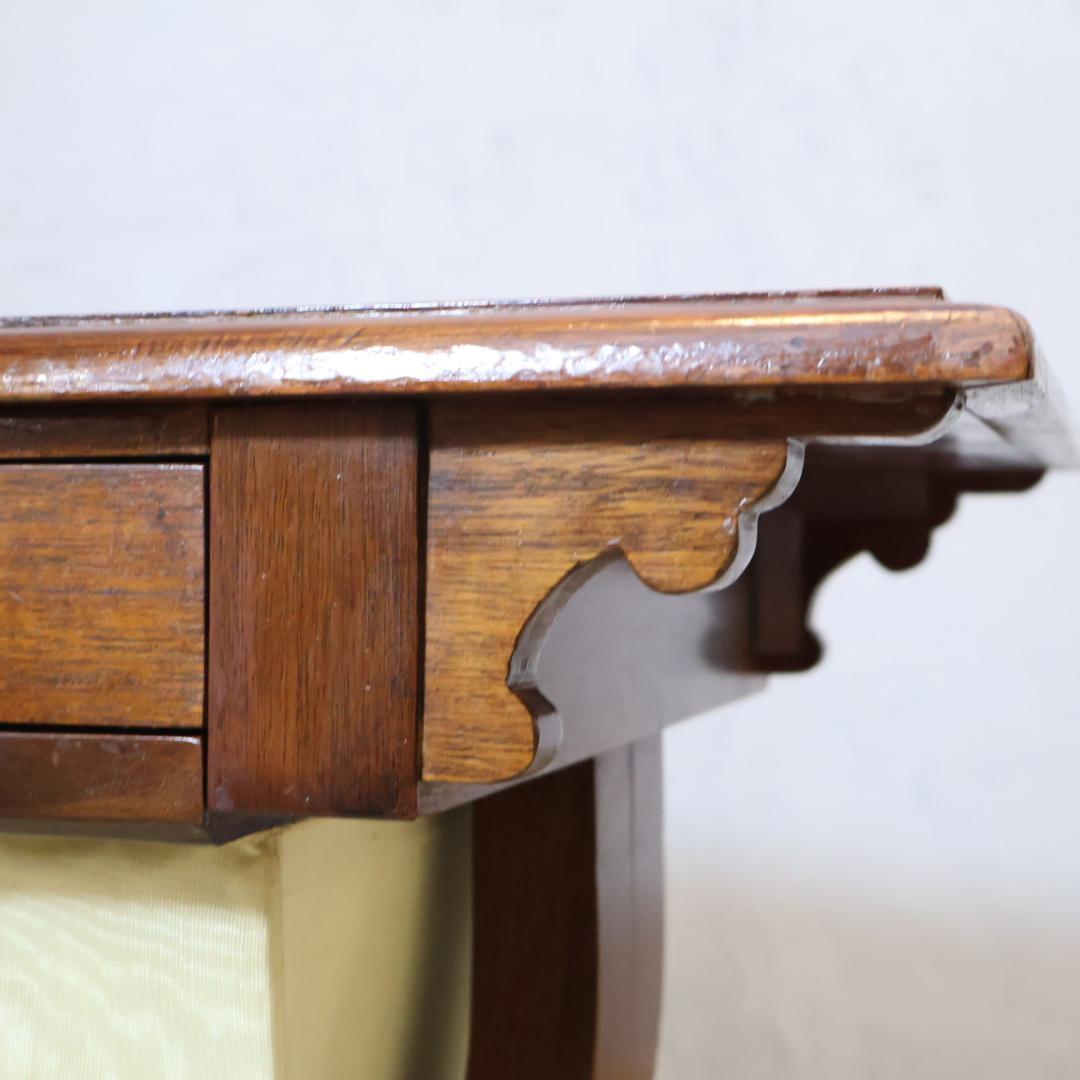 英国アンティーク マホガニー材 ソーイングテーブル サイドテーブル クラシック