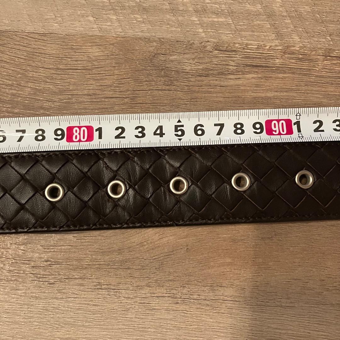 BOTTEGA VENETA ベルト 85cm/34in ダークブラウン