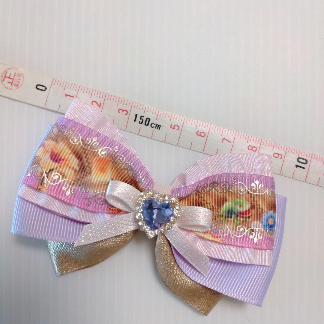 確認　ヘアゴム　ヘアリボン　1149　みつあみ　花