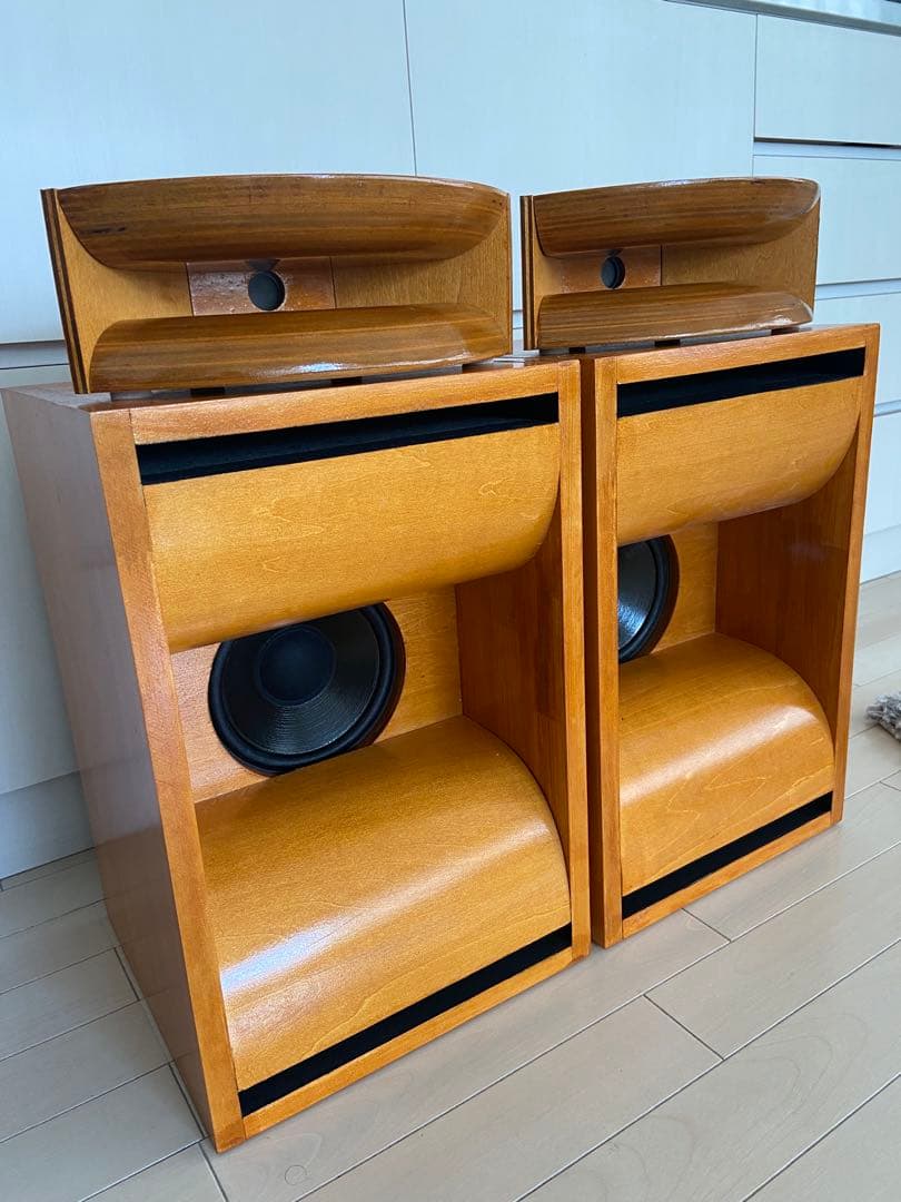 自作ウッドホーン搭載フロントロードホーンスピーカー